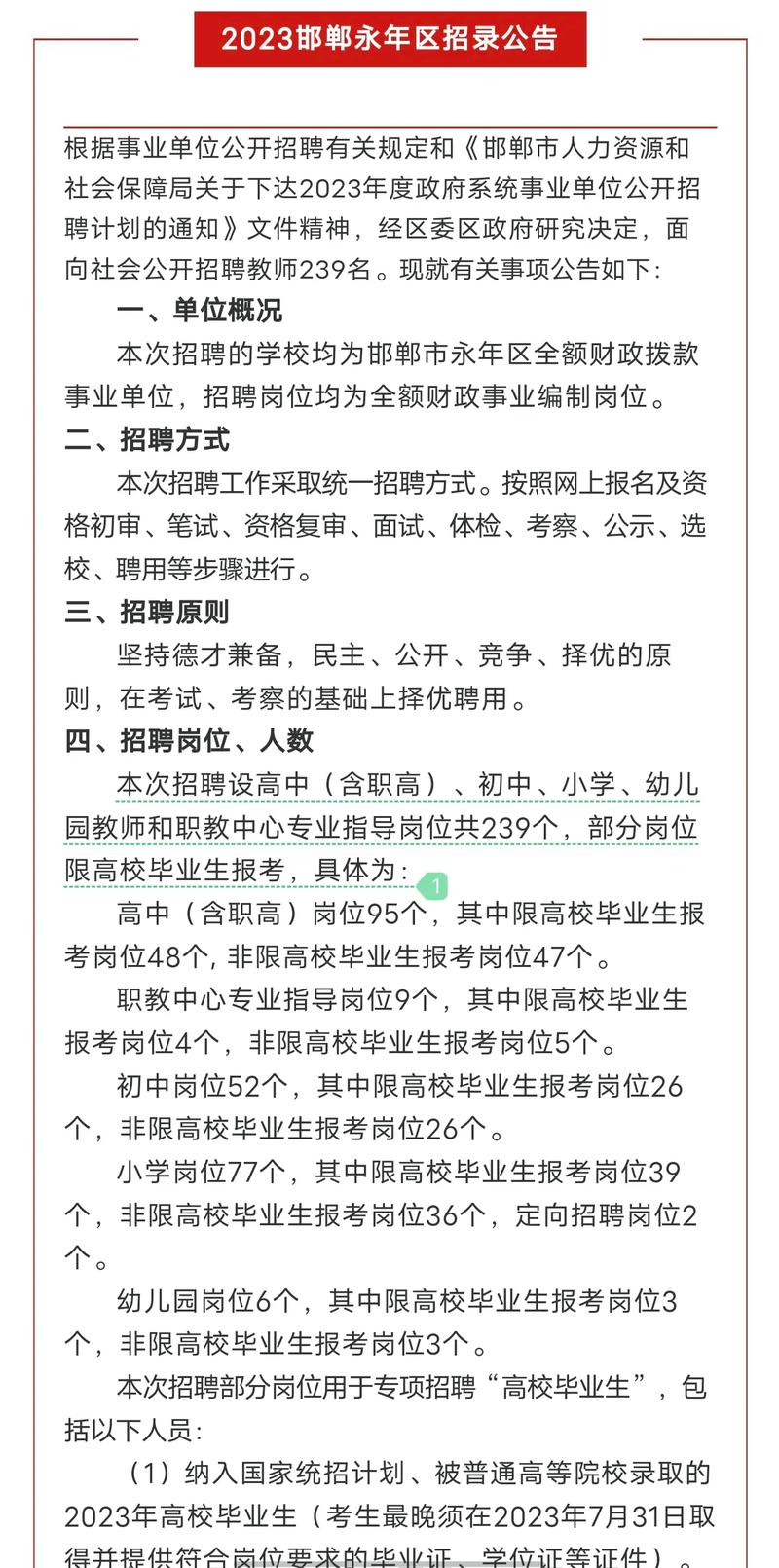 永年县水利局最新招聘信息全面解析